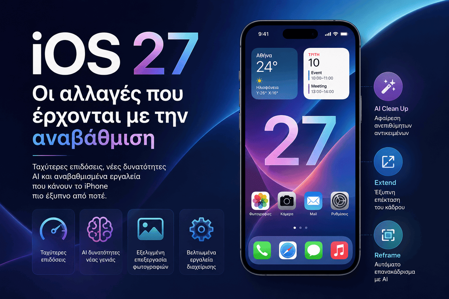 iOS 27: Όλες οι αλλαγές που φέρνει η νέα αναβάθμιση ios27