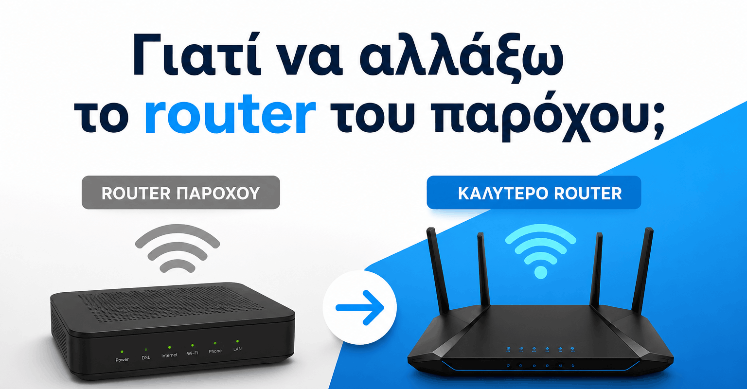Γιατί να αλλάξω το router του παρόχου; better router e1783509700272